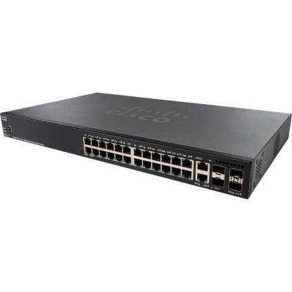 Picture of SG350X-24-K9 Cisco Small Business 24 Ports Layer 3 Managed Switch | Refurbished