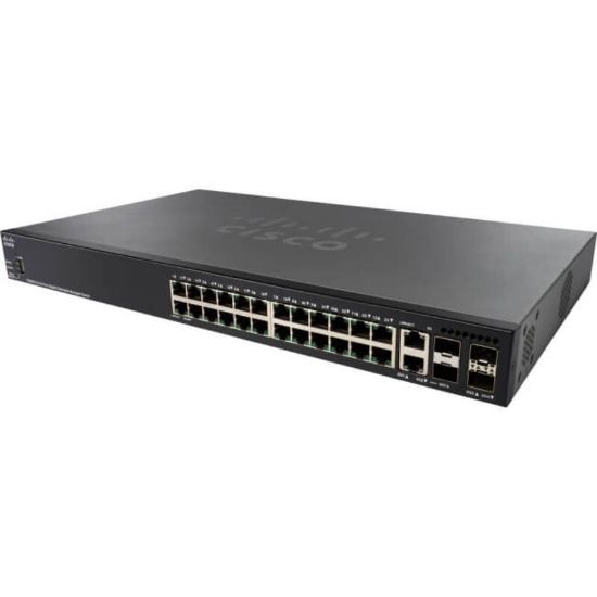 Picture of SG350X-24-K9-NA Cisco Small Business 24 Ports Layer 3 Managed Switch | Refurbished