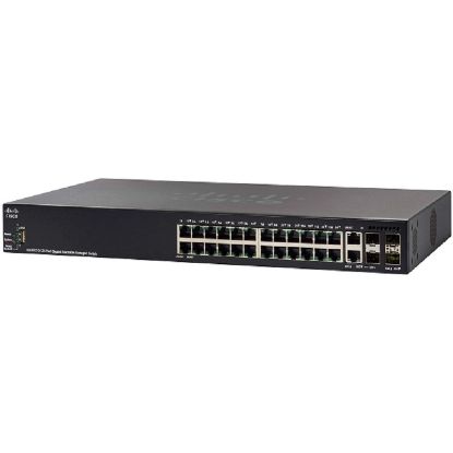 Picture of SG350X-24P-K9-NA Cisco Small Business 24 Ports Managed Switch | Refurbished