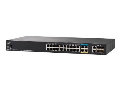 Picture of SG350X-24PD-K9 Cisco Small Business 24 ports Managed Switch | Refurbished