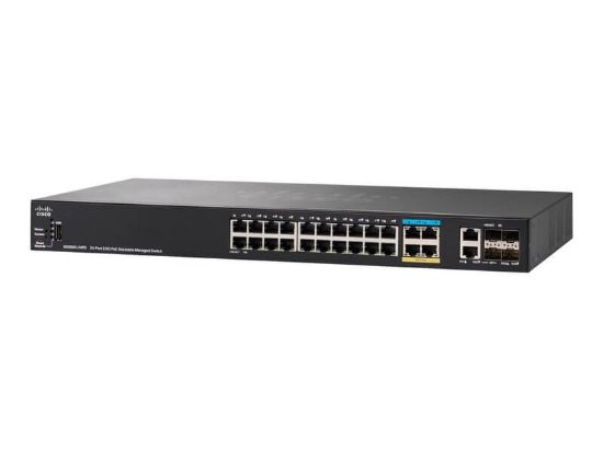 Picture of SG350X-24PD-K9 Cisco Small Business 24 ports Managed Switch | Refurbished