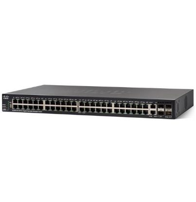 Picture of SG350X-48MP-K9 Cisco Small Business 48 PoE+ Ethernet Ports Stack-able Managed Switch | Refurbished