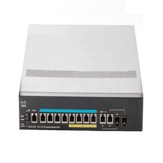 Picture of SG350X-8PMD-K9 Cisco SG350X-8PMD 8-Ports 2.5G PoE Stackable Managed Switch | Refurbished