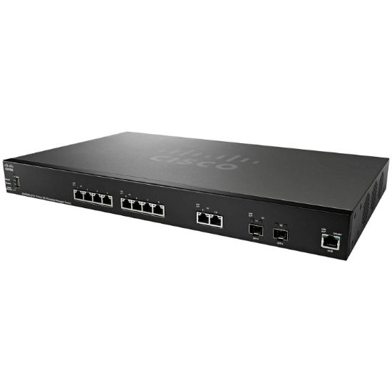 Picture of SG350XG-2F10-K9-NA Cisco SG350XG-2F10 Managed Network Switch L3 10G Ethernet | Refurbished