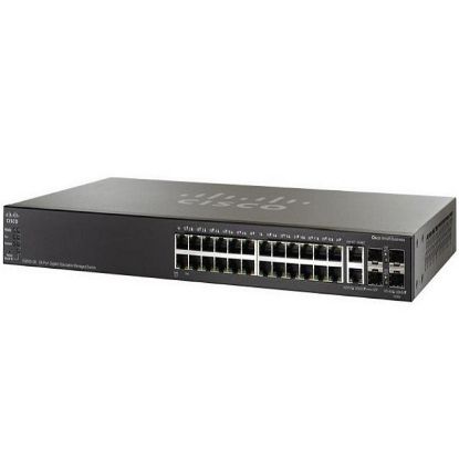 Picture of SG500-28P-K9-NA Cisco 28 Ports SG500-28P Ethernet Switch | Refurbished