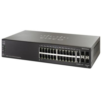 Picture of SG500X-24-K9 Cisco Small Business 24 Ports Managed Switch | Refurbished
