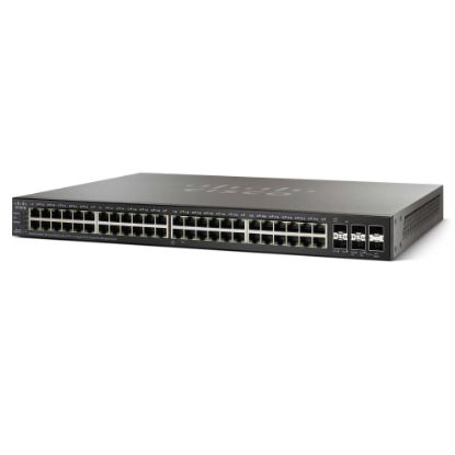 Picture of SG500X-48MP-K9 Cisco SG500X-48 Layer 3 Switch Manageable Switch | Refurbished