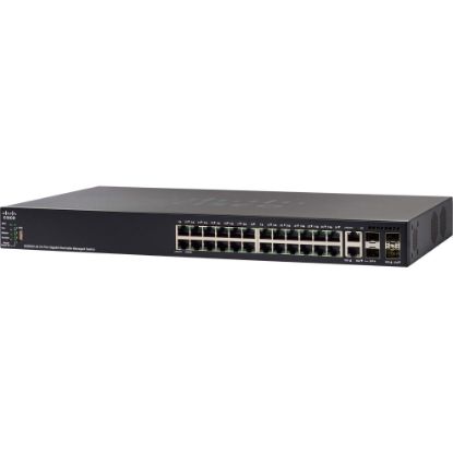 Picture of SG550X-24-K9-NA Cisco Small Business 24 Ports Layer 3 Managed Switch | Refurbished
