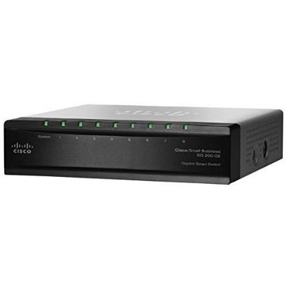 Picture of SLM2008T-NA Cisco SG200-08 8 Ports Gigabit Smart Switch | Refurbished