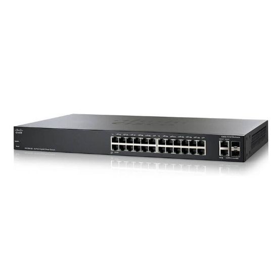 Picture of SLM2024T Cisco Small Business 24 Ports Layer2 Ethernet Switch | Refurbished