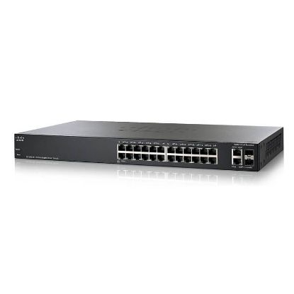 Picture of SLM2024T-NA Cisco Small Business 24 Ports Layer2 Ethernet Switch | Refurbished
