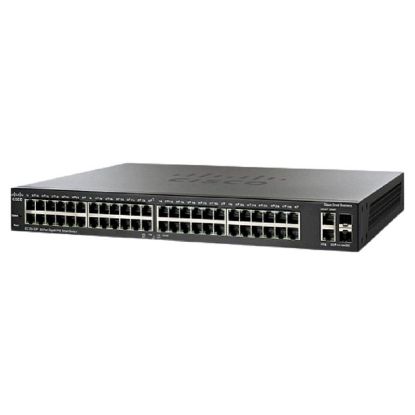 Picture of SLM2048PT-NA Cisco SG200-50P Small Business Smart Switch, 48 Gigabit/2 Combo Mini GBIC Ports, PoE | Refurbished