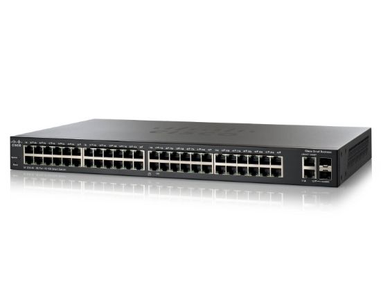 Picture of SLM248GT Cisco SF200-48 Small Business Smart Switch, 48 Ports 10/100 | Refurbished