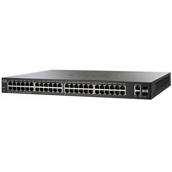 Picture of SLM248PT-NA Cisco SF200-48P Small Business Smart Switch, 48 Ports 10/100, PoE | Refurbished
