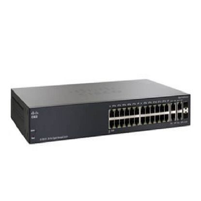 Picture of SRW2024-K9 Cisco SG300-28 Managed L3 Switch Ethernet Switch | Refurbished