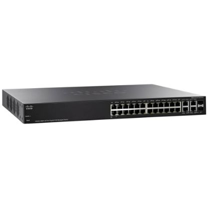 Picture of SRW2024P-K9 Cisco Small Business Managed L3 28 Ports Switch | Refurbished