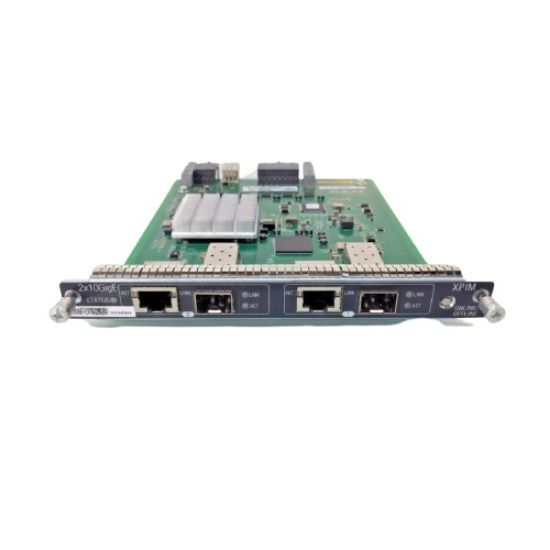 Picture of SRX-GP-2XE-SFPP-TX Juniper 10GBE SFP+ 2 Ports Networking Expansion Module | New Bulk Pack
