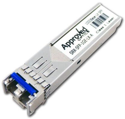 Picture of SRX-SFP-1GE-LX Juniper SFP Mini-GBIC Transceiver Module Plug-In Module. New Bulk Pack.
