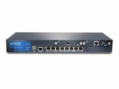 Picture of SRX220H2 Juniper SRX220 Services Gateway Security Appliance. Refurbished.