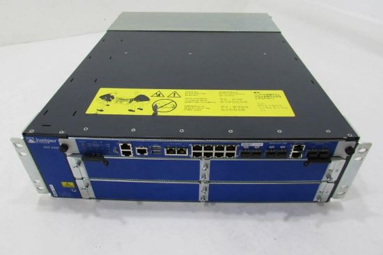 Picture of SRX3400BASE-AC Juniper SRX3400 Services Gateway,8 X 10/100/1000base-T Lan,4 X SFP, 4 X Expansion Slot. Refurbished.