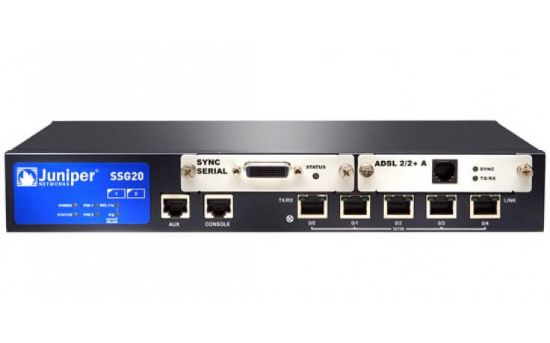 Picture of SSG-20-SH Juniper 5 Ports Ethernet Switch Secure Services Gateway 10 Gigabit Expansion Slots Security Appliance | Refurbished