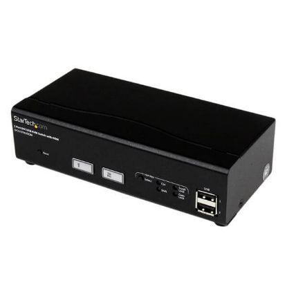 Picture of SV231DVIUA Startech 2 Ports Dvi Usb Kvm Switch With Audio And Usb 2.0 Hub | New Bulk Pack