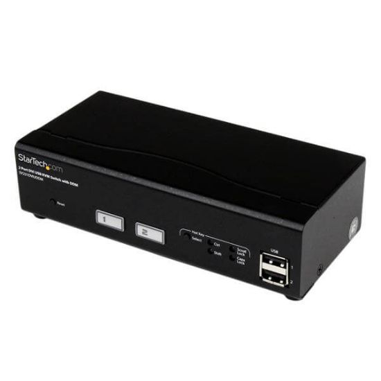 Picture of SV231DVIUA Startech 2 Ports Dvi Usb Kvm Switch With Audio And Usb 2.0 Hub | New Bulk Pack