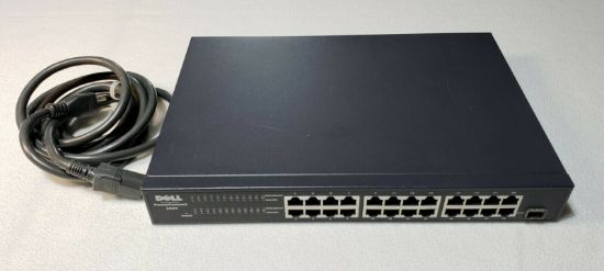 Picture of TF096 Dell Powerconnect 3424 24-Ports 10/100 Fast Ethernet Switch. Refurbished.