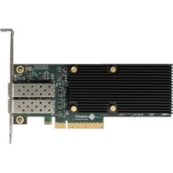 Picture of TPRR1 Dell Chelsio T520-CR High Performance Dual Port 10GBE Unified Wire Adapter PCI Express X8 Optical Fiber. Refurbished.