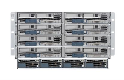 Picture of UCS-SP-5108-AC Cisco UCS SP Select 5108 AC2 Chassis with 2208 IO 4x SFP Cable 3m. Refurbished.