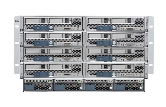 Picture of UCS-SP-5108-AC Cisco UCS SP Select 5108 AC2 Chassis with 2208 IO 4x SFP Cable 3m. Refurbished.