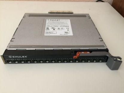 Picture of UN328 Dell Emulex 16 Port Fibre Pass Thru Module. Refurbished.