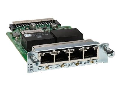 Picture of VWIC3-4MFT-T1/E1 Cisco 4 Ports Voice/WAN Interface Card | Refurbished