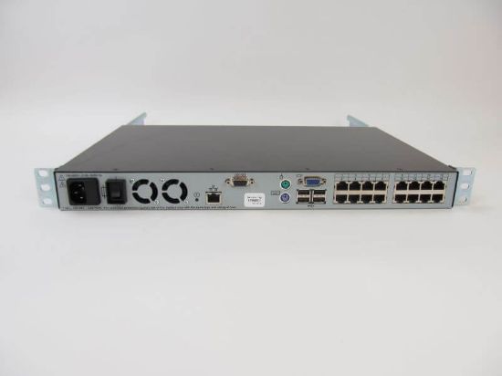 Picture of W820G Dell Poweredge 2161 DS-2 16 Port KVM Console Switch. New Bulk Pack.