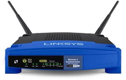 Picture of WRT54GL Linksys 802.11b/g up to 54Mbps Wireless-G Broadband Router | Refurbished