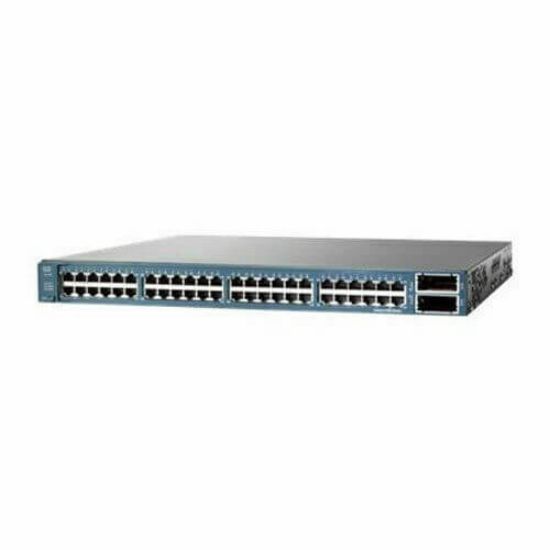 Picture of WS-C2350-48TD-S Cisco Catalyst 48-Ports 1000Base-T, 2-Port 10-Gigabit Ethernet Switch | Refurbished