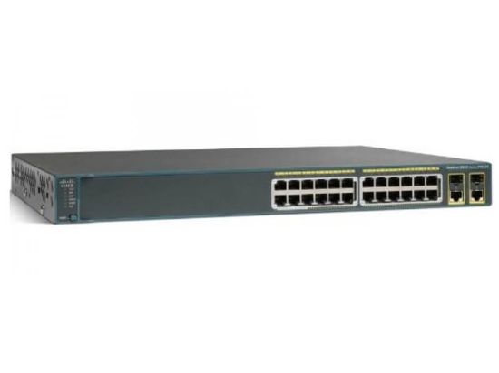 Picture of WS-C2960+24TC-S Cisco Catalyst 24 Ports Ethernet Managed Switch | Refurbished