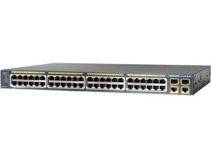 Picture of WS-C2960+48TC-S Cisco Catalyst 2960 Plus 48 10/100 + 2 T/SFP LAN Lite | Refurbished