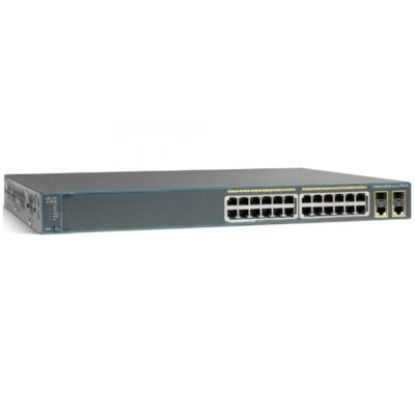 Picture of WS-C2960-24LC-S Cisco Catalyst 24 Ports Ethernet Manageable Switch | Refurbished