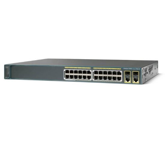 Picture of WS-C2960-24TC-L Cisco Catalyst 24 Ports Ethernet Managed Switch | Refurbished