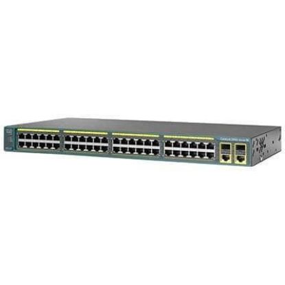 Picture of WS-C2960-48PST-L-M Cisco Catalyst 2960-48PST-L 48-Ports PoE Manageable Ethernet Switch | Refurbished