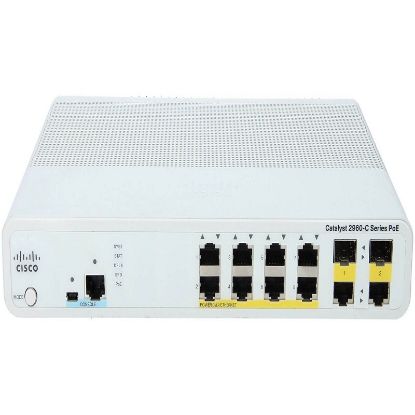 Picture of WS-C2960C-8PC-L Cisco Catalyst 2960-C 8 Ports Manageable Ethernet Switch | Refurbished