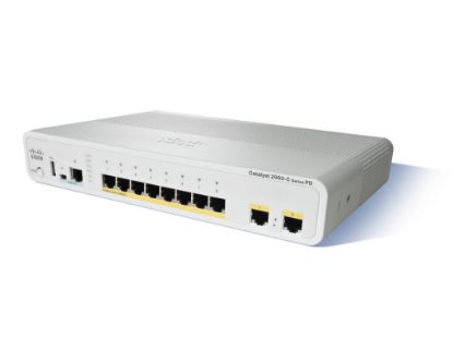 Picture of WS-C2960CPD-8TT-L Cisco Catalyst 2960C PD 8 Ports Switch FE, 2 x 1G, LAN Base | Refurbished