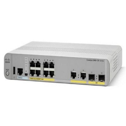 Picture of WS-C2960CX-8TC-L Cisco Catalyst 8 Ports Ethernet Managed Switch | Refurbished