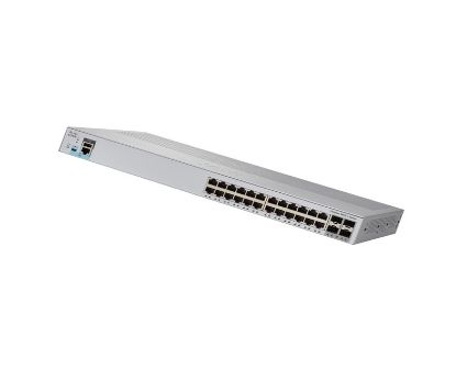 Picture of WS-C2960L-24PQ-LL Cisco Catalyst Layer 4 24 Ports Ethernet Managed Switch | Refurbished