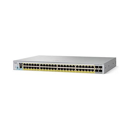 Picture of WS-C2960L-48PS-LL Cisco Catalyst 2960L 48 Ports GigE with PoE, 4 x 1G SFP, LAN Lite | Refurbished
