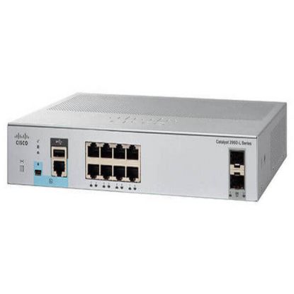 Picture of WS-C2960L-8TS-LL Cisco Catalyst 8 Ports Managed Switch | Refurbished