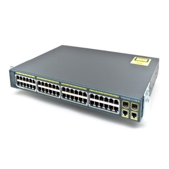 Picture of WS-C2960S-48LPS-L Cisco Catalyst 2960S 48 Ports Gigabit PoE Switch | New Factory Sealed