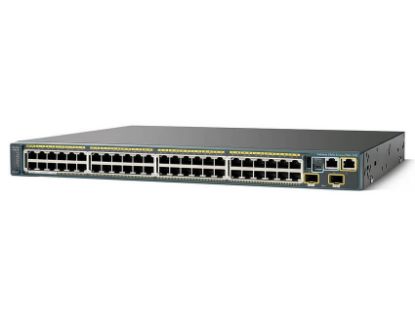 Picture of WS-C2960S-48TS-S Cisco Catalyst 2960S 48-Ports GigE, 2 x SFP LAN Lite | Refurbished