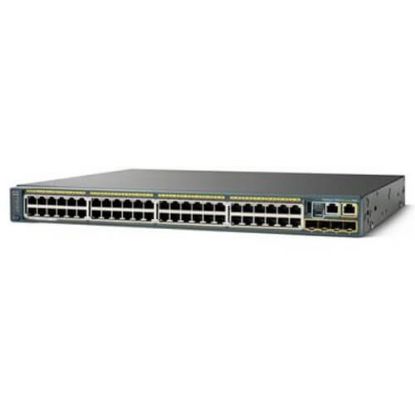 Picture of WS-C2960S-F48FPS-L Cisco Catalyst 2960-SF 48-Ports FE, PoE 740W, 4 x SFP, LAN Base | Refurbished